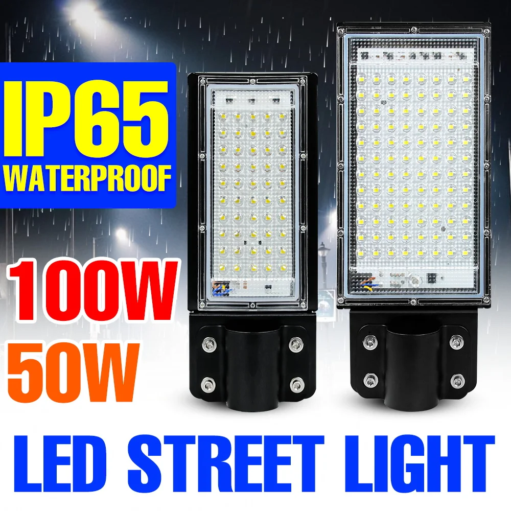 100W LED 투광 조명 야외 가로등 220V 외부 벽 램프 방수 스포트라이트 안..