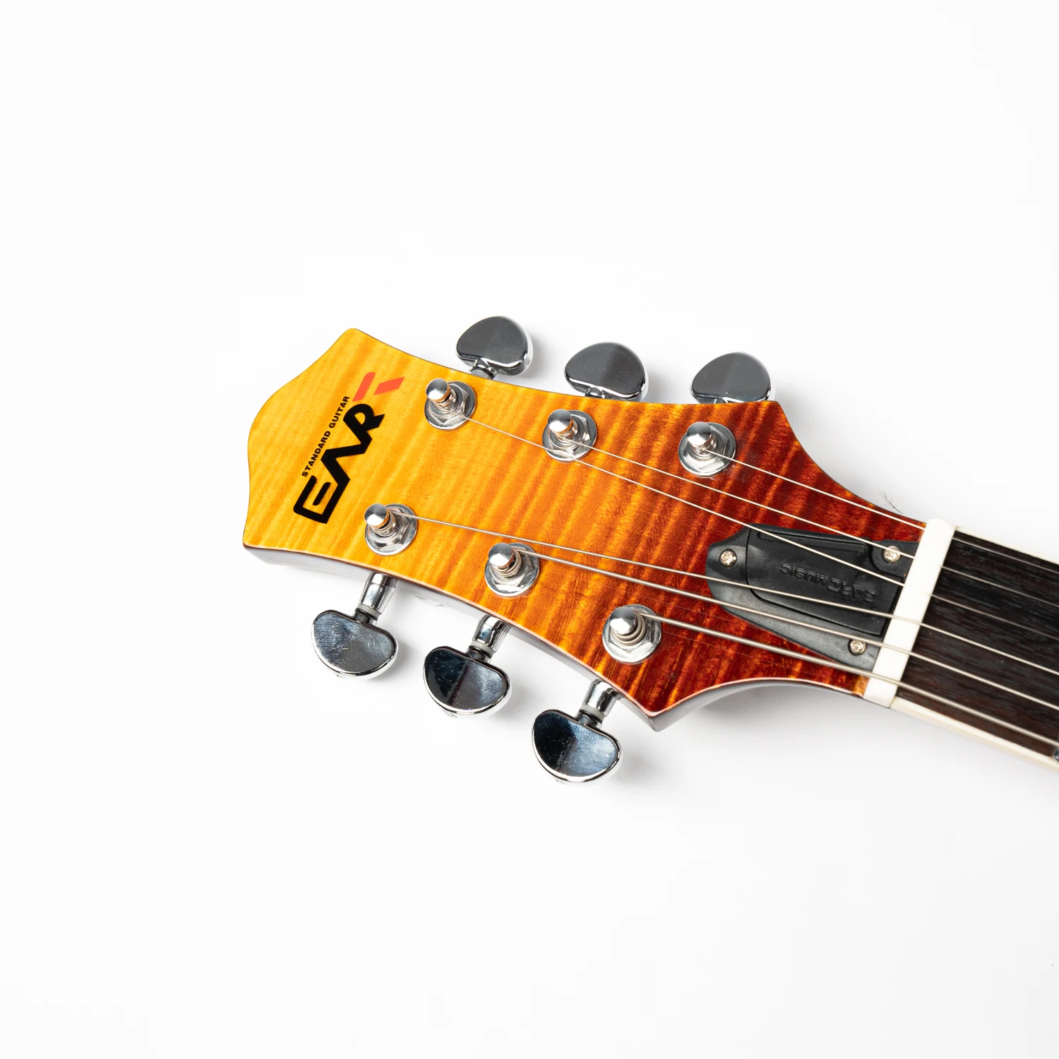 Eart Guitars EGLP-620 Flame Maple Top Locking Tuners Coil