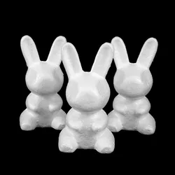 1Pc Modelling Polystyrene Styrofoam Foam Rabbit  Mold For Easter Birthday Valentines Gifts Wedding 100pcs Rose Artificial Flower