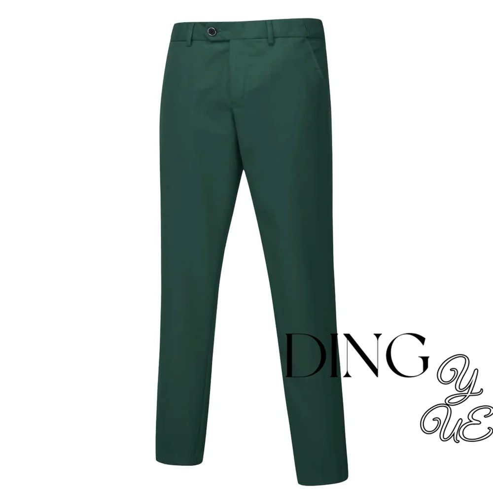 Business Men Suits Slim Fit 2 Piece Male Fashion Jacket with Pants Wedding Tuxedo for Groom Dinner Party Costume