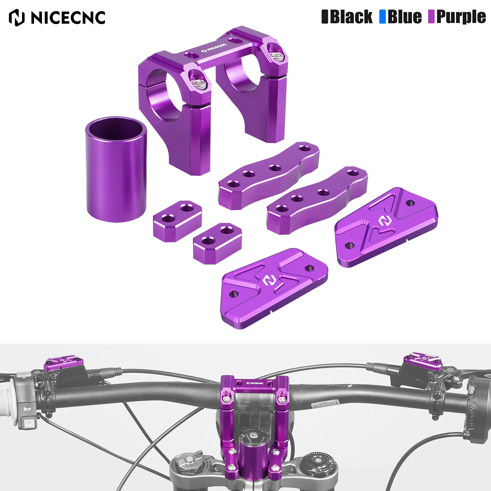 For Surron X Direct Mount Riser Stem Electric Dirt Bike Off-Road Motorcycle Access For Surron Light Bee X For Segway X160 X260