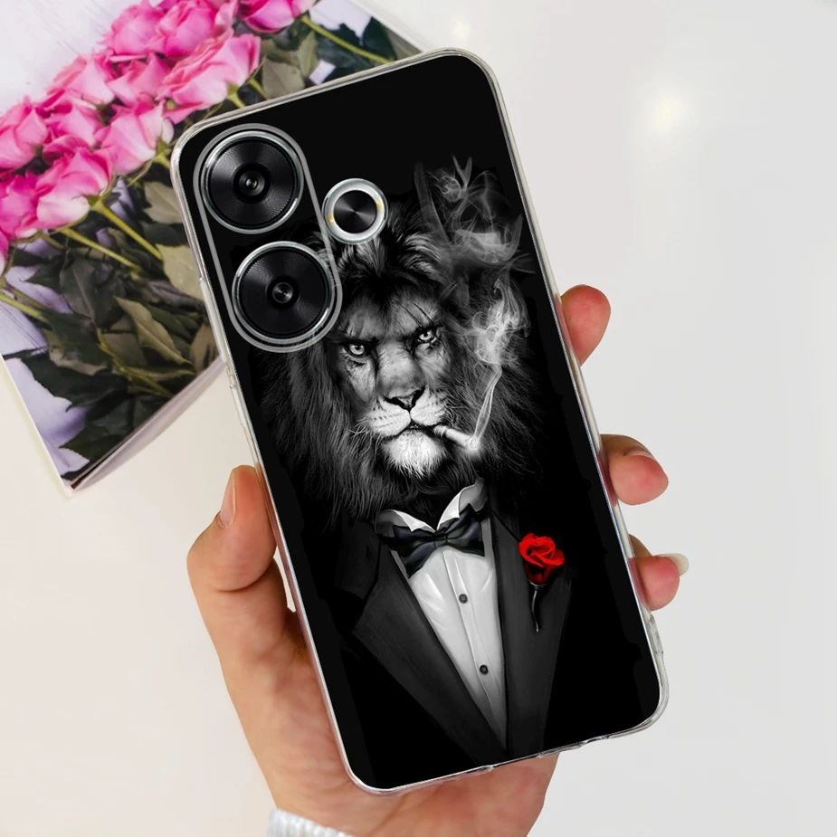 Cute Painted Soft Silicone Phone Case Cover