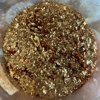 Poudre de mica à gros grains effet scintillant, pigment brillant rouge bronze doré pour nail art, peinture, savon, slime, résine époxy et artisanat 6