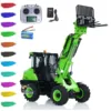 NEW LESU AOUE AT1050 1/14 Sacle RC Hydraulic Telescopic Arm Loader Fork 4X4 Finished Truck Car Light Sound System RC Toys Model 2