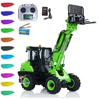 NEW LESU AOUE AT1050 1/14 Sacle RC Hydraulic Telescopic Arm Loader Fork 4X4 Finished Truck Car Light Sound System RC Toys Model 2