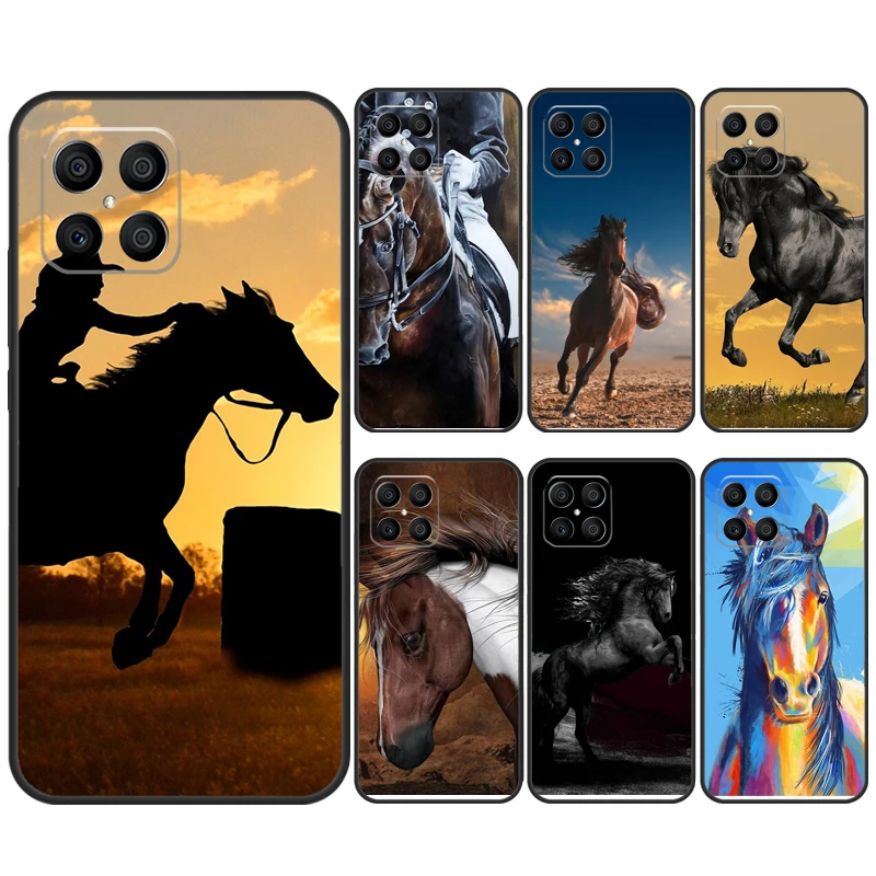 Elegant Horse Design Protective Case Cover