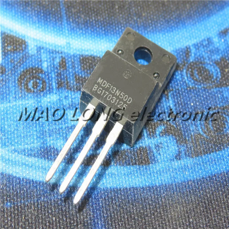 

5PCS/LOT MDF13N50D TO-220F 500V 13A MOS field effect transistor New In Stock