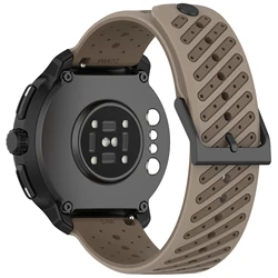 Two - Tone Silicone Wristband - 22mm Replacement Strap - 22mm (Brown)