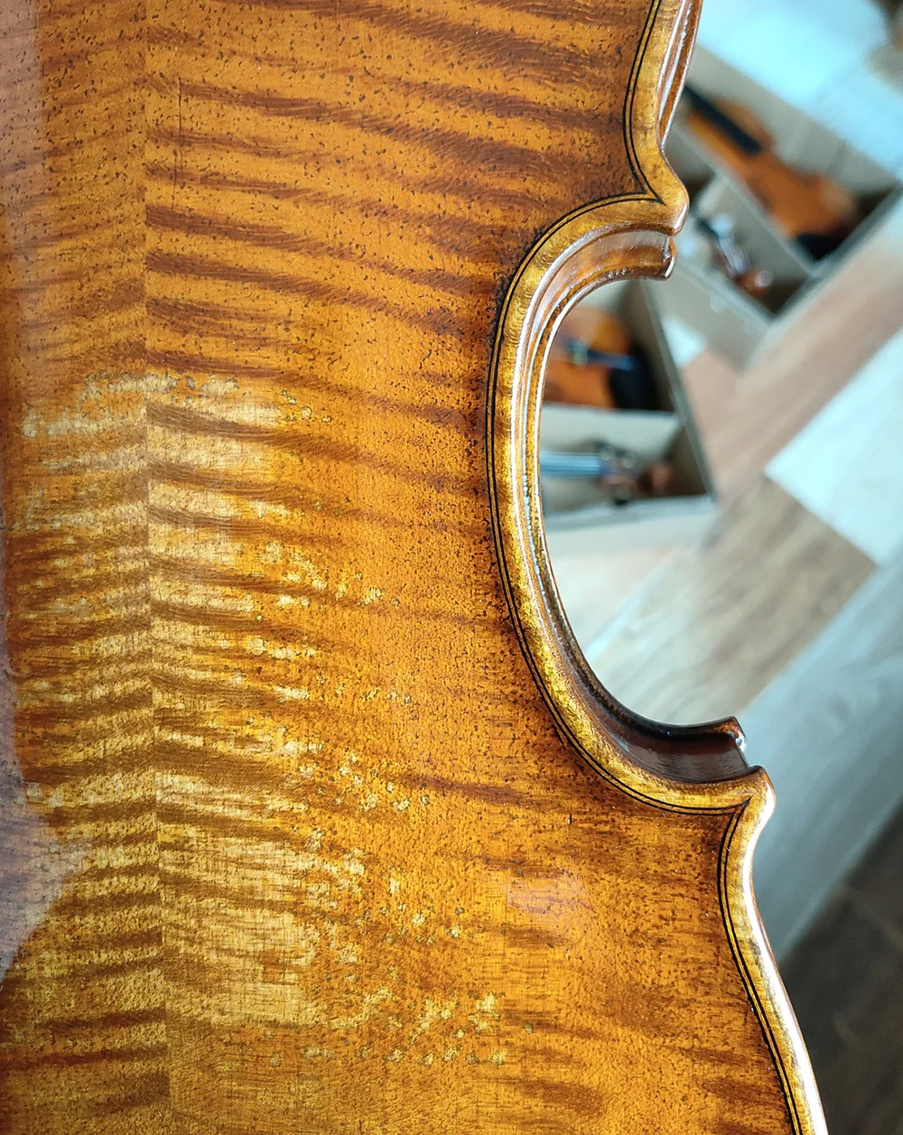 SELECTED Copy of Lord Wilton Professional Violin 4/4 Size #3581 Stradivarius Violine Hand Made Oil Varnish European Spruce