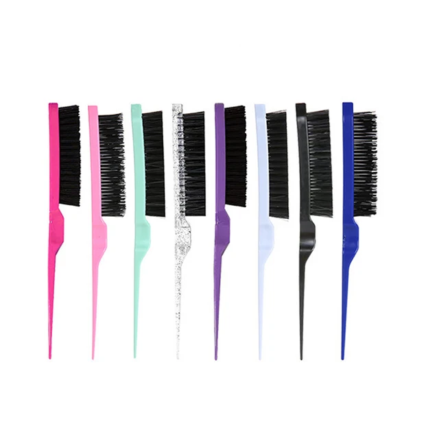 1 Pcs Hair Brush Beauty Makeup Styling Fluffy Beating Massage Comb Pan Hair Pointy Tail Comb Pack Hair Comb Curling Hair
