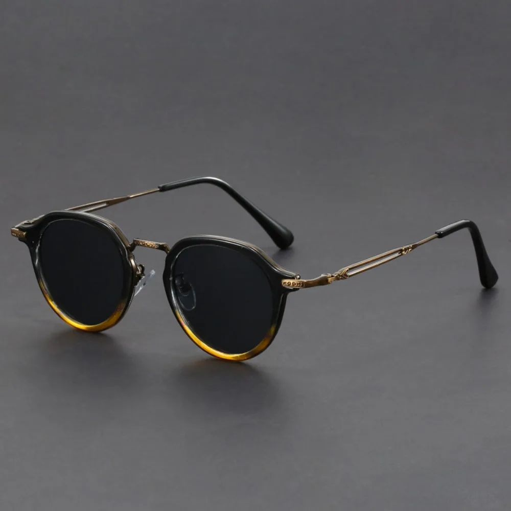 Schildkröten-Acetat-Metallbeinschirme, Rahmen, handgefertigt, oval, quadratisch, für Herren, klassisch, handgefertigt, Damenbrille mit hoher Qualität