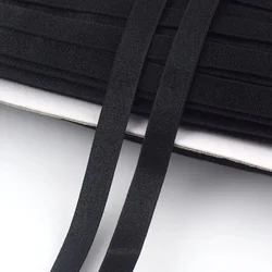 Durable Nylon Elastic Bra Straps - Versatile Sewing Accessory for Underwear and Shoulder Support (Black)