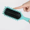 Women's Hair Comb Hollow Shaped Curly Hair Comb Multi Functional Scalp Massage And Anti-static Fluffy Hair Brush Hairstyle Tools 5