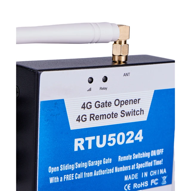 Apricancello GSM RTU 5024 - Controller Per Cancelli Via Chiamata O SMS, Senza Costi Di Chiamata