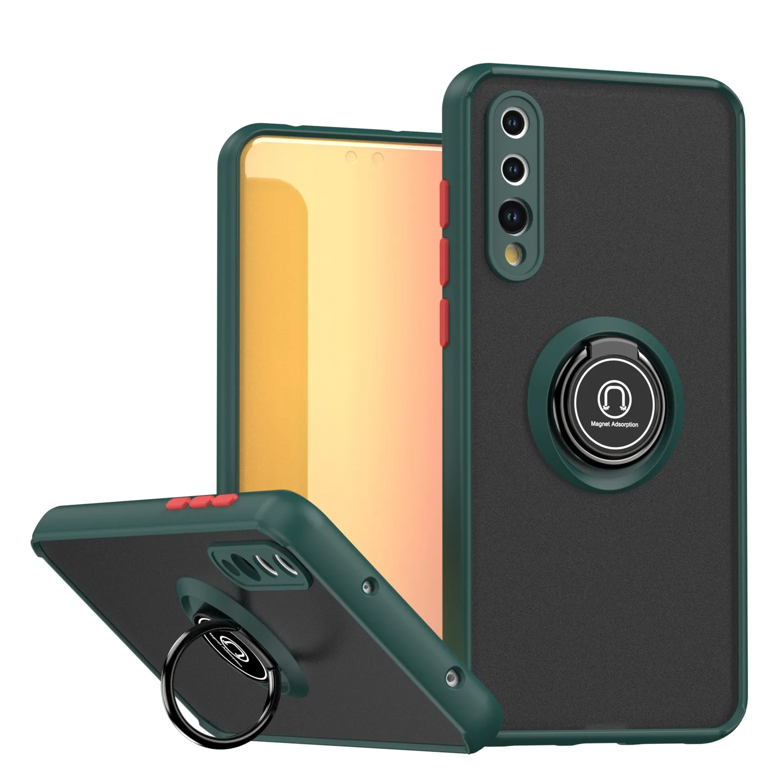 Magnetic Shockproof Matte Clear Phone Case - Fashionable Protective Cover