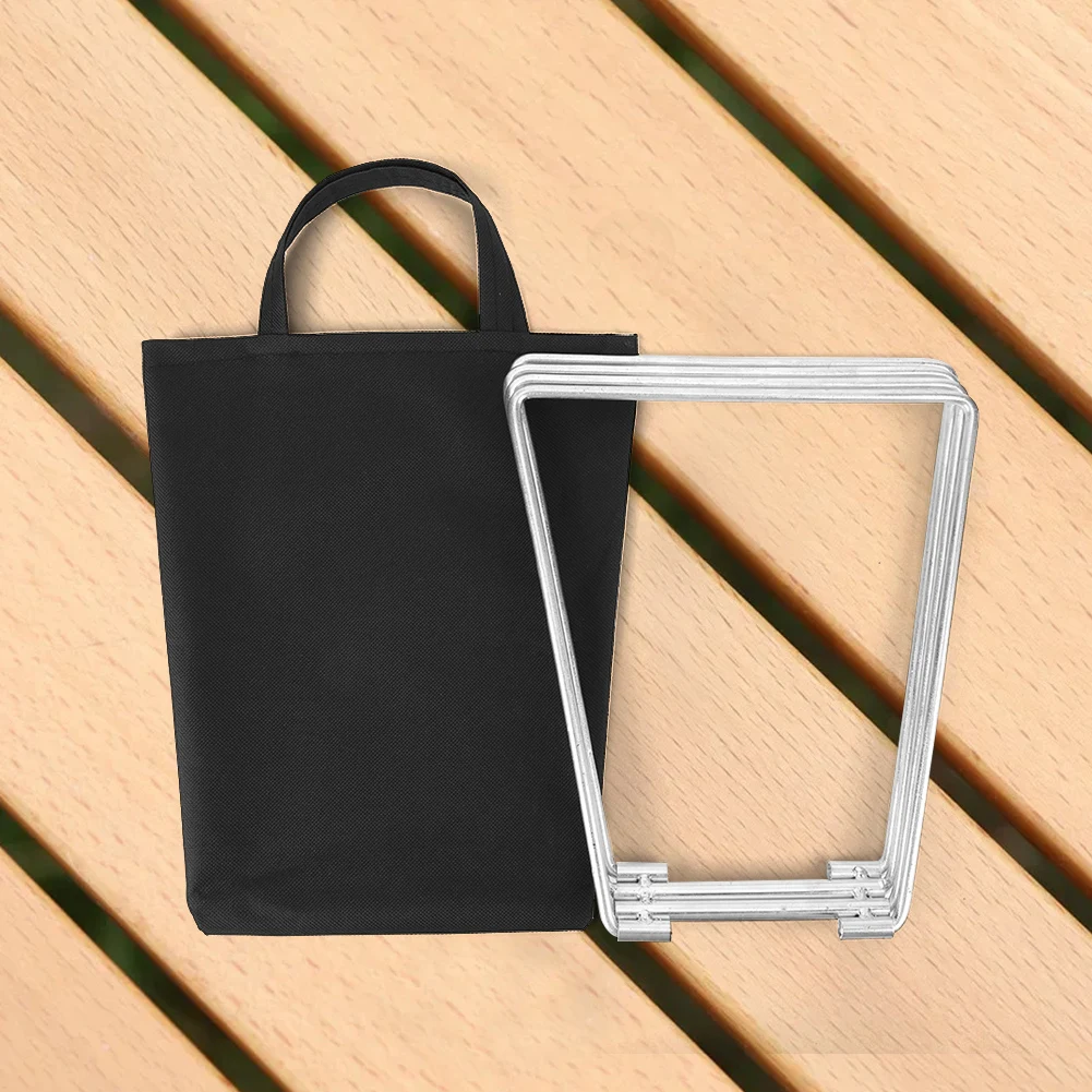 Camping Folding Cooler Box Stand Ice Box Stand Shelf Aluminum Alloy Cool Organizer Box Container Holder Outdoor Camping Supplies
