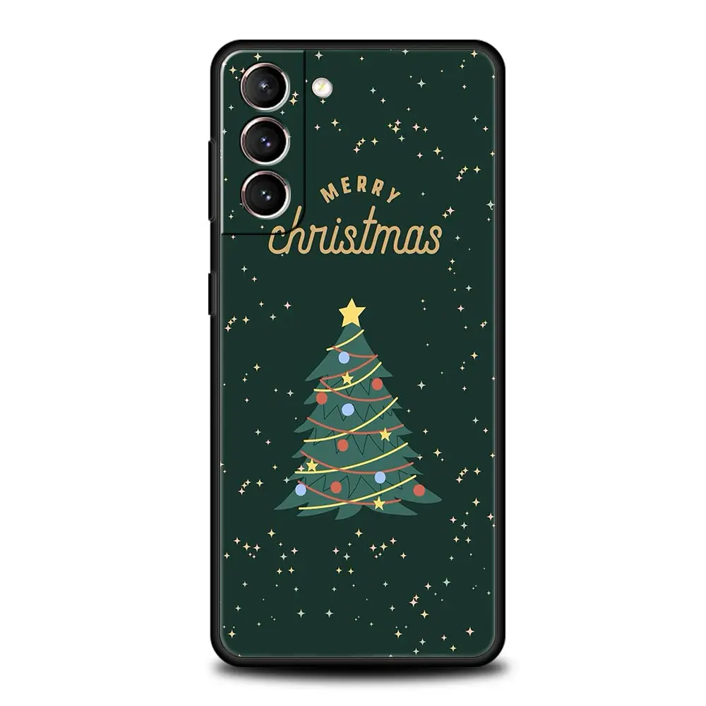 Festive Merry Christmas Tree Soft Silicone Phone Case
