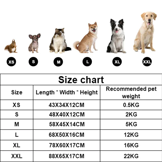 Bed for Dog Cat Pet Square Plush Kennel Medium Small Dog Sofa Bed Cushion Pet Calming Dog Bed House Pet Supplies Accessories 6 Bed for Dog Cat Pet Square Plush Kennel Medium Small Dog Sofa Bed Cushion Pet Calming Dog Bed House Pet Supplies Accessories 6