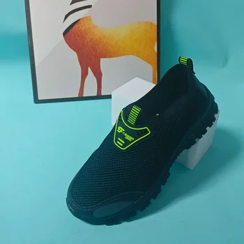 أحذية رجالية فاخرة مفلكنة كسول الناس خفيفة الوزن تنفس رائحة برهان المضادة للانزلاق وحيد المشي في الهواء الطلق السفر حذاء كاجوال 5