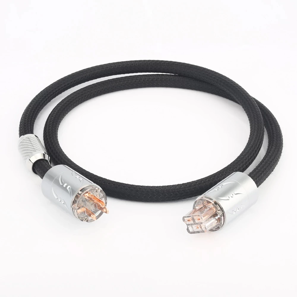 Viborg VP1501 US Audiophile Power Cord Cable C19 Power Cable Pure copper 20A Amp IEC 100% Pure Copper