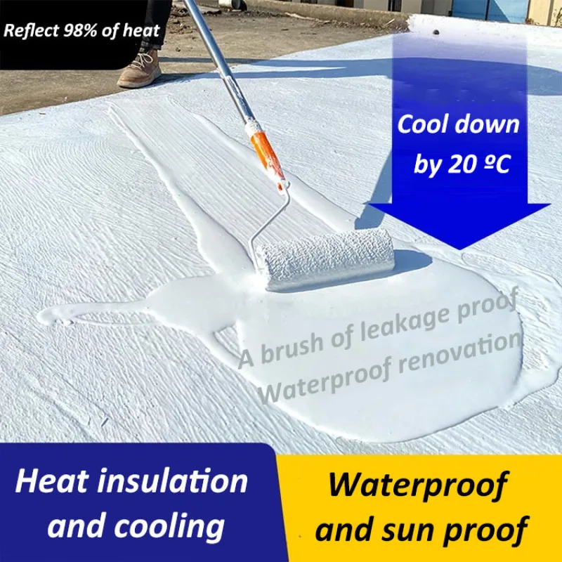 Waterproofheatinsulationpaintroofsunscreenwallpainthigh