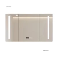Bathroom Wall Mounted Mirror Cabinet Modern Smart Bathroom Cabinets with Mirror Creative Bathroom Storage Cabinet Home Furniture 2