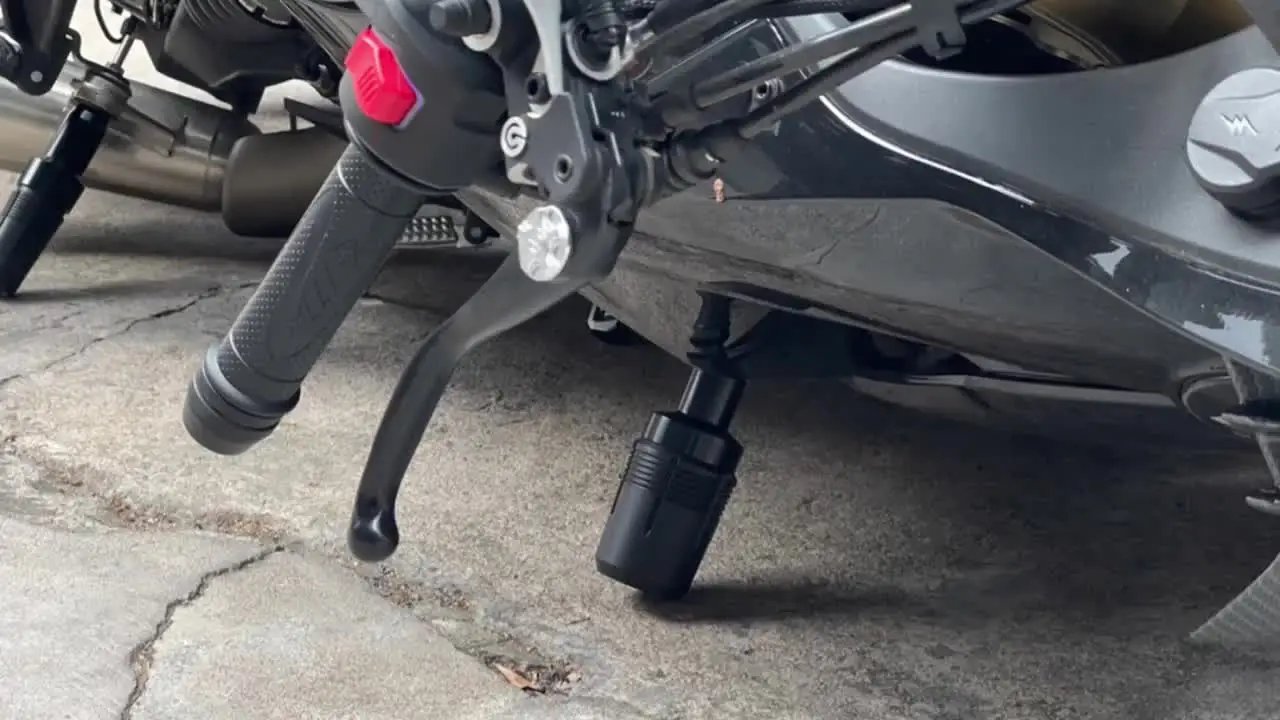 Modeer Protection Cadre Anti-Collision Pour Yamaha MT-09 FZ-09 2014-2024 - Slider Crash Bleu