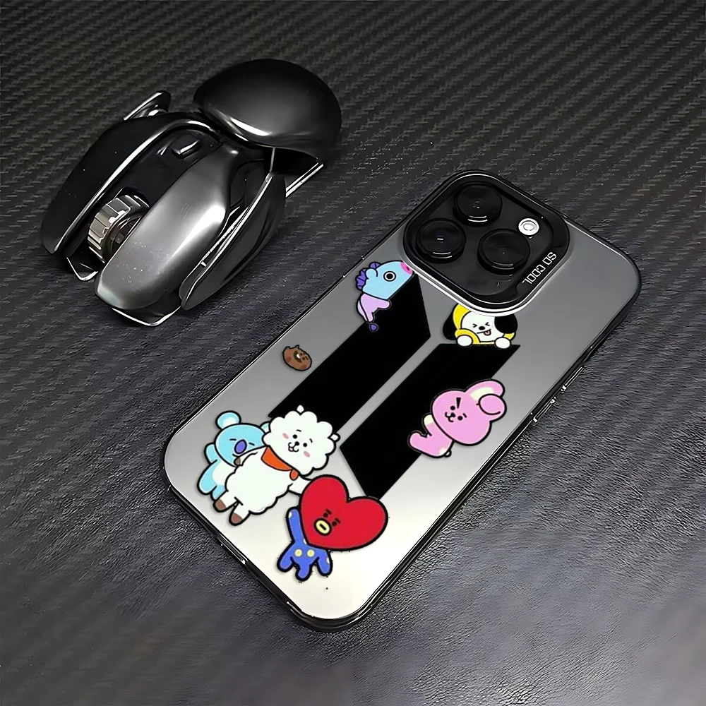 Adorable Cartoon Character Phone Case with Anti-Fall Matte Finish