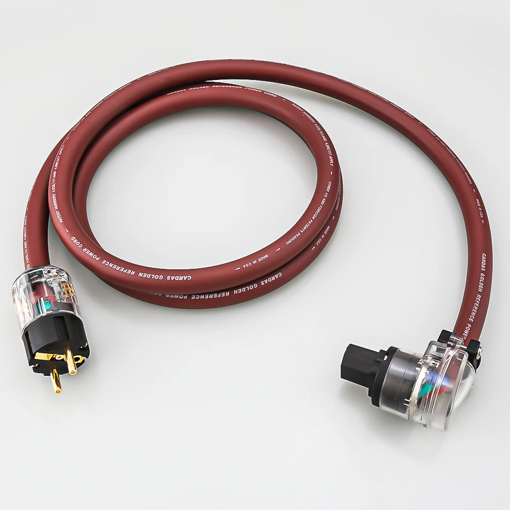 HIFI Cardas Golden Reference DIY Netzkabel 90 Grad Rechtwinklig EU/US Netzstecker IEC Buchse Stromanschluss – Detail 8