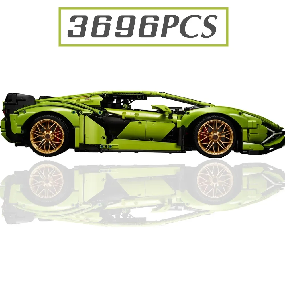 

3696 шт., Детский конструктор Lamborghinis