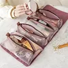 4 in 1 Cosmetic Bag For Women Zipper Mesh Separable Cosmetics Pouch Ladies Foldable Nylon Bag Rope Makeup Bag Kosmetyczka 1