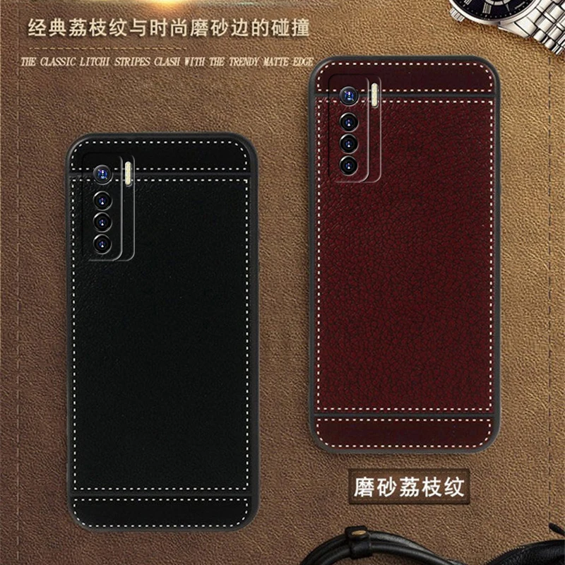 

Cover for Tecno Camon 17 Pro Case 6.8 Inch Soft Silicone Red/Black/Blue/Pind/Brown Concave-Convex Pattern Tecno Camon 17 Pro