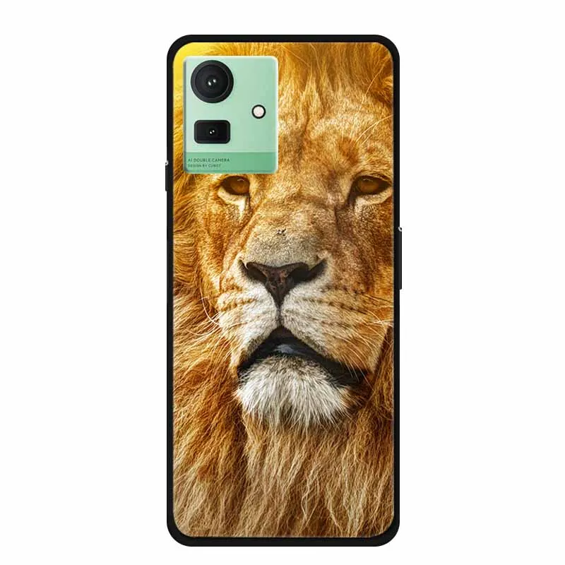 Luxury Cat Cartoon Silicone Shockproof Case - Soft TPU Bumper Cover