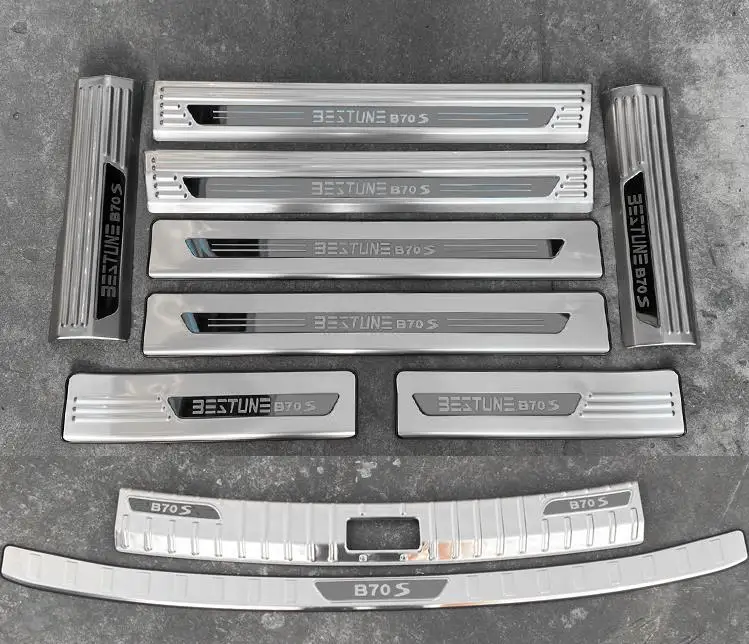 

For FAW BESTURN B70S 2022-2023 stainless steel threshold guard plate trunk threshold guard plate anti-scratch car accessories