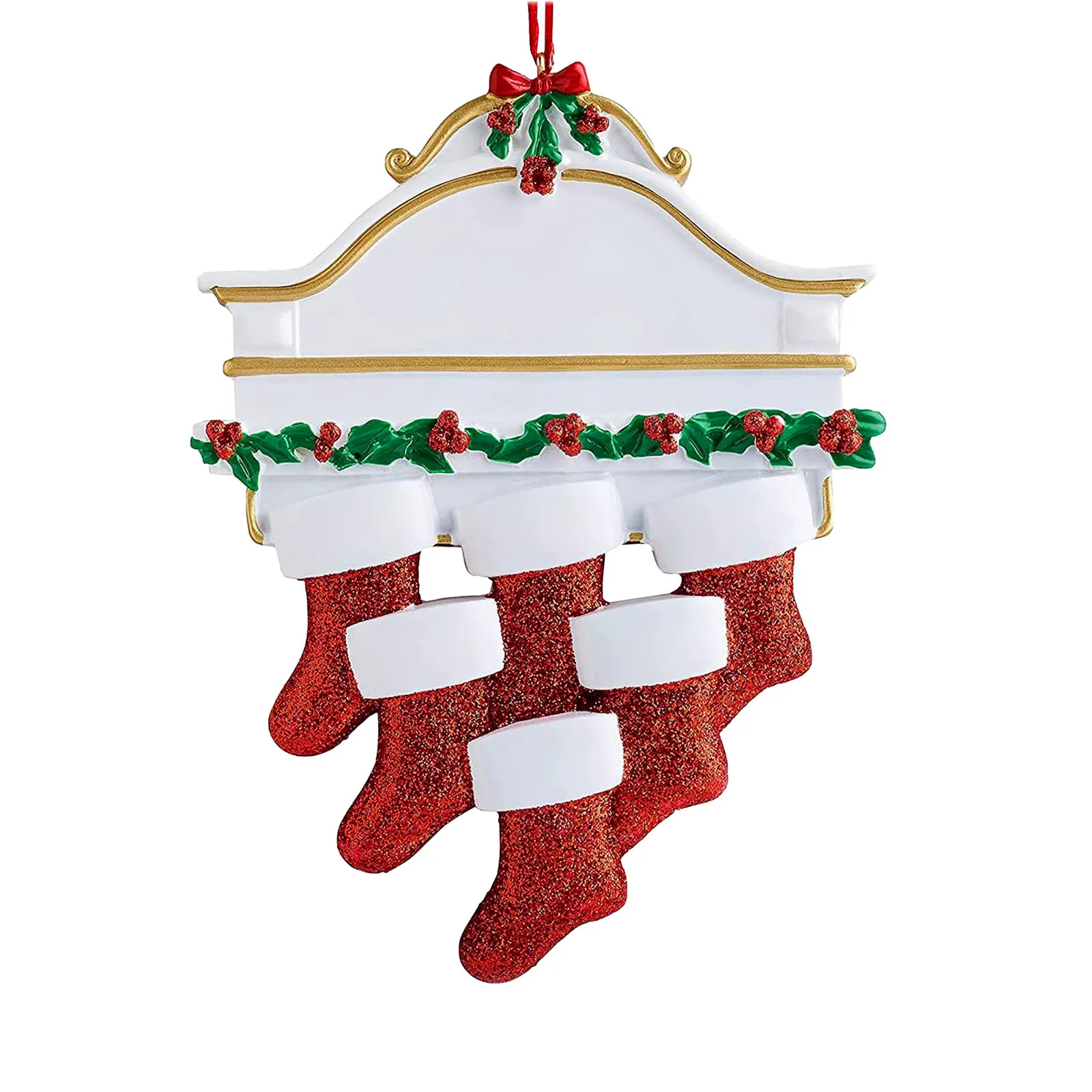 thumbnail image 1 of Adorno navideño personalizado para árbol de Navidad, para repisa de chimenea, para grupos familiares, 2021, colgante navideño, 1 of 5