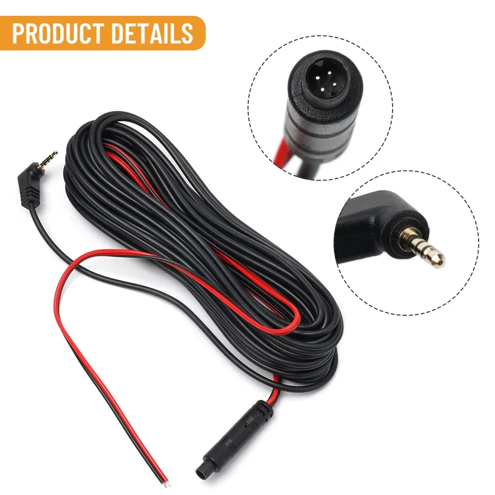 

Dash Cam Cable Extension Cable Driving Recorder 10 Meters AV Cable Camera Dash Cam Extension Cable Line Rear View