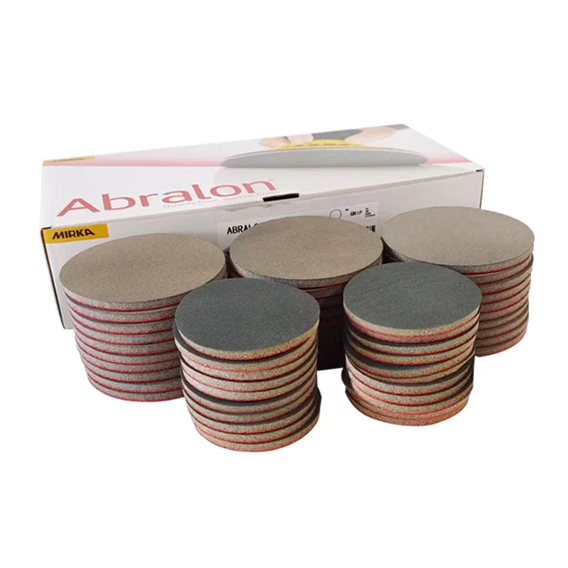 MIRKA 3 Inch 75mm Disc Cotton Sandpaper Automotive Paint Glass And Other Fine Abrasive Polishing Beauty Abrasives Sanding Discs Sandpaper Set Polish Sand Paper Sandpaper Tools Mini Sandpaper Kit Sander Pads