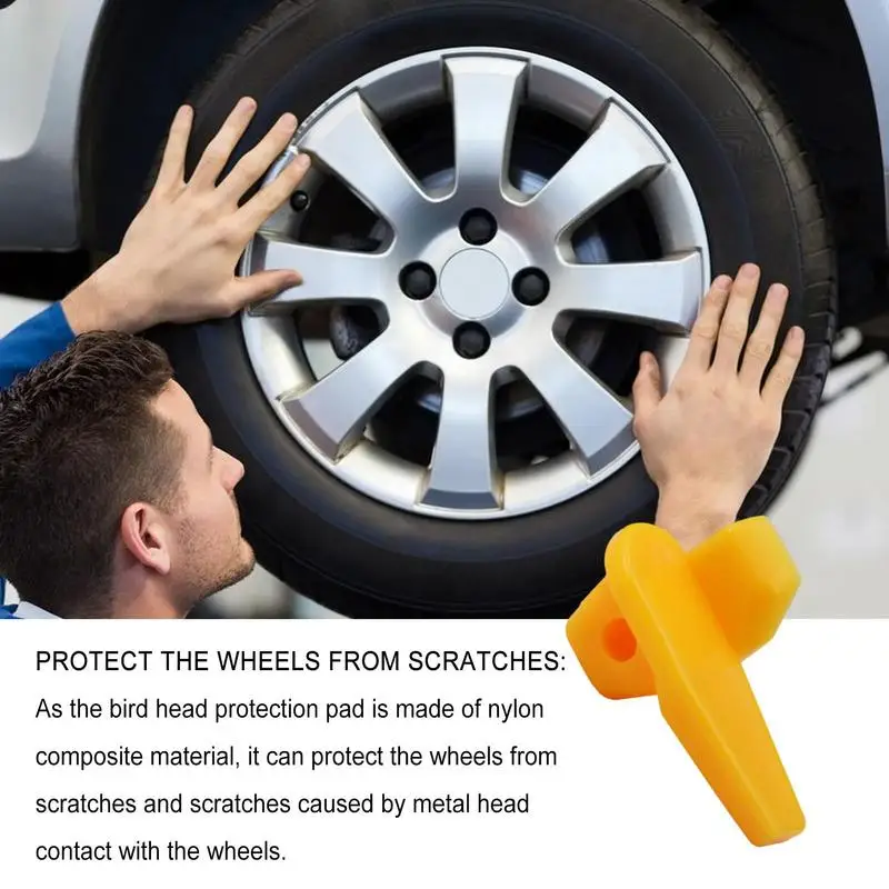 car Tire Changer Protector Nylon Insert Tyre Demount Head Wheel Side Guard Tire Machine Accessories Tools For Motorcycle Car