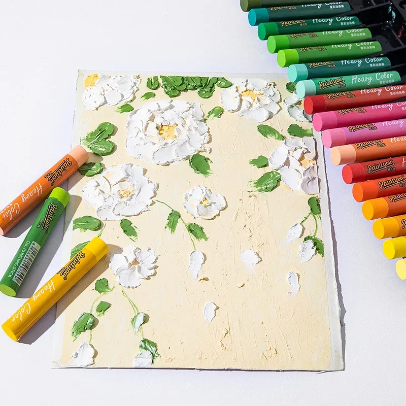 Oil Pastels 36 Colors Professional Soft for Painting Seascape Artist Art Supplies