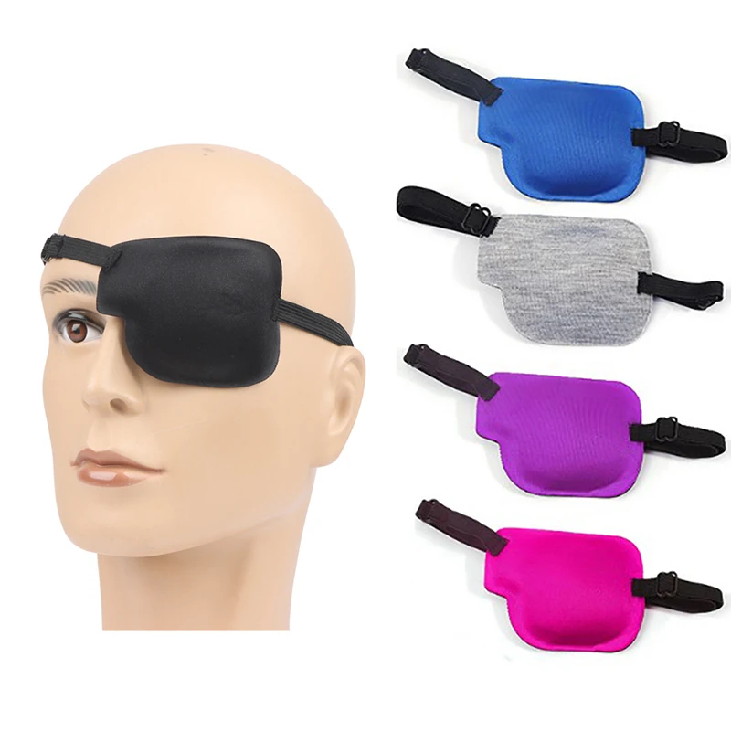 

Amblyopia Obscure Astigmatism Training Eyeshade Single Eye Patch Adjustable 3D Foam Groove Eyeshades For Lazy Eyes Medical Use