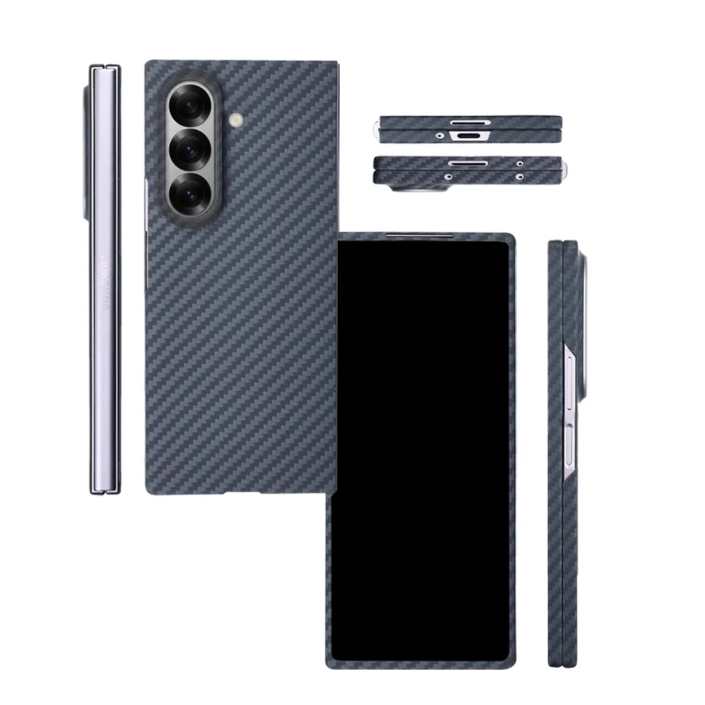 Sleek Carbon Fiber Magnetic Phone Case - Ultra-Thin Aramid Protection