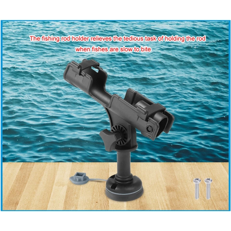 Canoe Kayak Star Mount Base Inflatable Sea Fishing Rod Holder Mount Base Tackle Fishing Accessory
