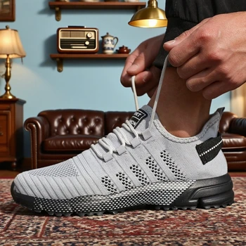 أحذية جري نسائية أنيقة صيفية قابلة للتنفس أحذية رياضية مضادة للانزلاق للنمط الحضري حذاء كاجوال خفيف الوزن للرجال 6