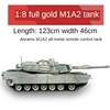 Heng Long 1/16 1/8 1/6  Full Metal Giant Large Tank German Tiger Electric Remoted Aluminum Alloy TOUCAN Model 2.4G M1A2 Chariot 4