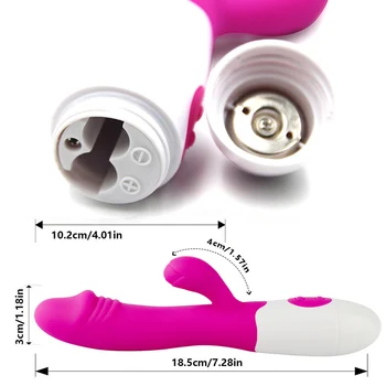 Penis Sex Toys Dildo G pot Rabbit Vibrator Stick AV Vibrators For Women Clitoris Stimulation Massage Masturbators Adult Sex Toys 5