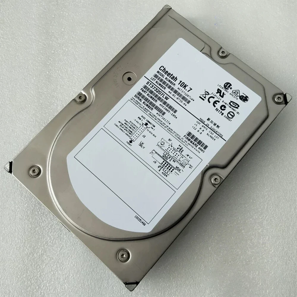 씨게이트용 SCSI 하드 디스크, ST373207LW, 10K, 73G, 68 핀