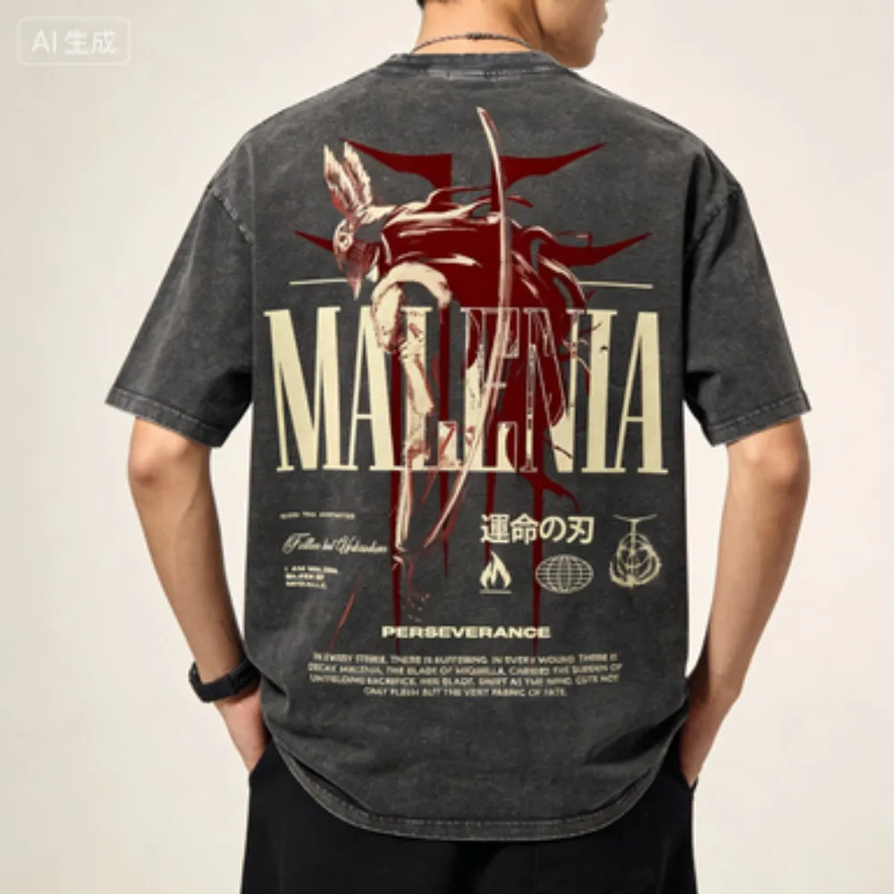 Sommerliches Herren-T-Shirt, geeignet für Gamer, universeller Stil, sowohl für Männer als auch für Frauen, modisch und vielseitig, trendig und bequem