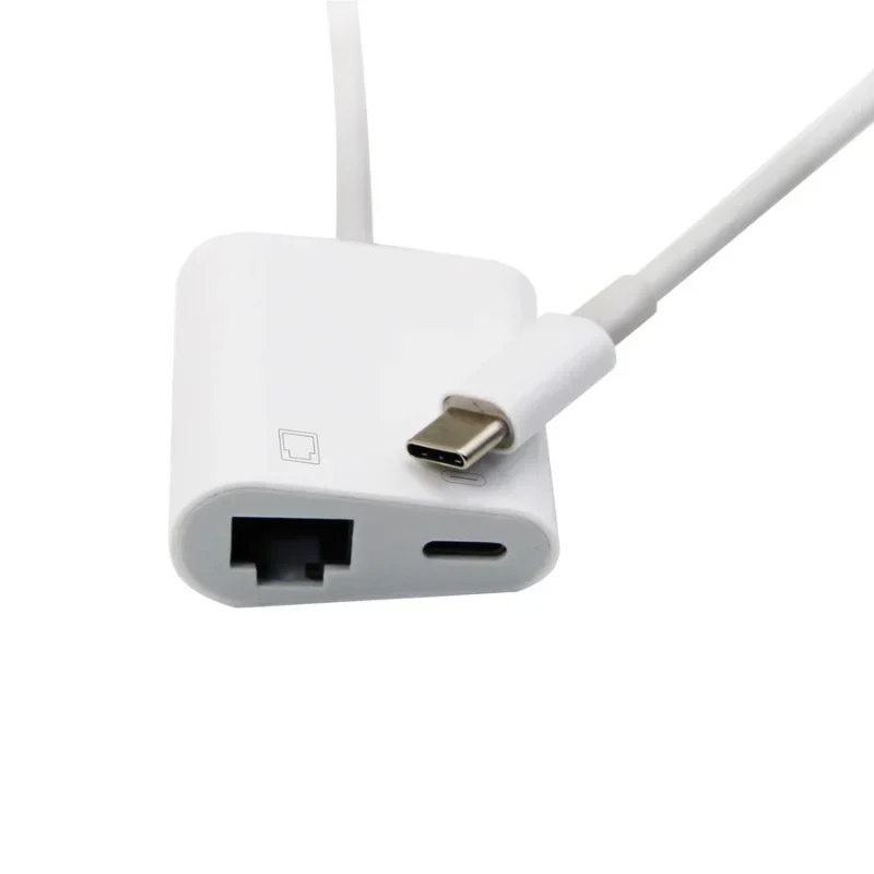 מתאם חיבור כרטיס רשת RJ45 לכבל רשת טלפון נייד ממיר אינטרנט אתרנט דו-באחד