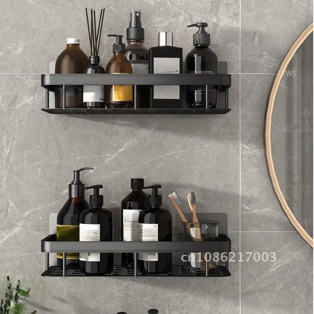 

Shower Shelves Wall Organizer Bathroom Shelf Amount Bathroom Storage Holder Cosmetic Bathroom Accessories Set