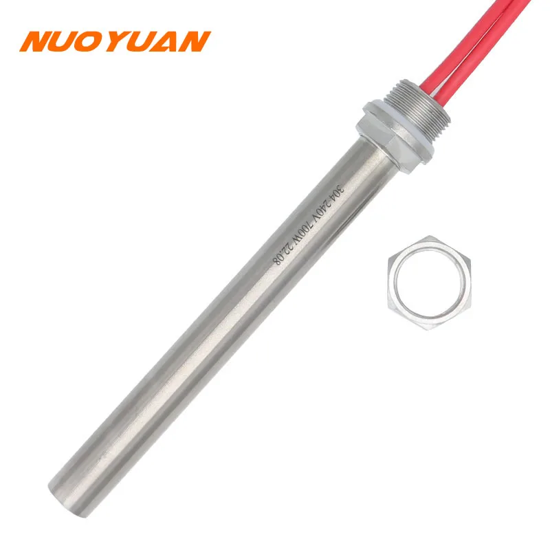 Dn20 Threaded 240v 700w Cartridge Heater 3/4" Ss304 Heating Element For